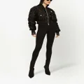 Dolce & Gabbana DG-logo jacquard bomber jacket - Black
