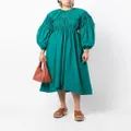 Ulla Johnson Viviana smocked dress - Green