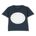 Stella McCartney Kids logo-print cotton T-shirt - Blue