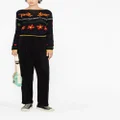 Kenzo intarsia-knit design jumper - Black