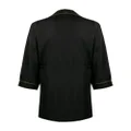 Versace jacquard silk robe - Black