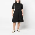 Lauren Ralph Lauren short-sleeved shirt dress - Black
