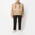 Herno panelled hooded field jacket - Brown