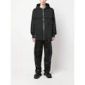 Balmain cargo hooded lightweight jacket - Black