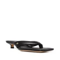 ANINE BING Viola padded sandals - Black