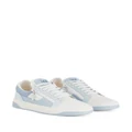 Giuseppe Zanotti 94 panelled low-top sneakers - Blue