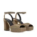 Giuseppe Zanotti New Betty platform sandals - Gold