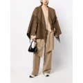 Goen.J panelled tailored trousers - Brown