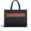 Zegna debossed-logo tote bag - Black