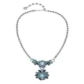 Susan Caplan Vintage 1960s Trifari Swarovski crystal-embellished necklace - Silver
