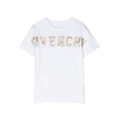 Givenchy Kids logo-print short-sleeve T-shirt - White