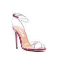 Aquazzura gem-embellished 110mm heeled sandals - Pink