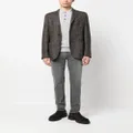 Zegna long-sleeve wool polo shirt - Grey