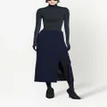 Balenciaga front slit skirt - Blue