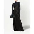 Balenciaga Letters All Over racer-back gown - Black