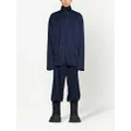 Balenciaga roll-neck zip jacket - Blue