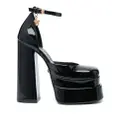 Versace patent leather 160mm platform pumps - Black