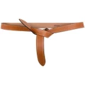 ISABEL MARANT leather knot-detail belt - Brown