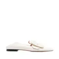 Bally Janelle buckle loafers - White