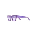 Retrosuperfuture logo-print square-frame sunglasses - Purple