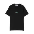 Stone Island Junior logo-print short-sleeve T-shirt - Black