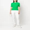Michael Kors textured button-placket polo shirt - Green