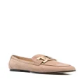 Tod's engraved chain-link loafers - Neutrals