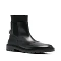 Calvin Klein high-ankle leather Chelsea boots - Black