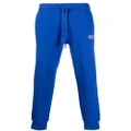 Michael Kors logo-embroidered tapered track pants - Blue
