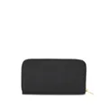Ferragamo Gancini-plaque zip-up wallet - Black
