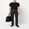 TOM FORD short-sleeved cotton polo shirt - Black