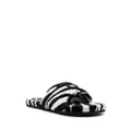 TOM FORD zebra-print slides - Black