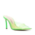 Casadei transparent peep-toe sandals - Green