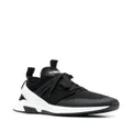 TOM FORD panelled logo-patch sneakers - Black