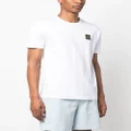 Belstaff logo-patch cotton T-Shirt - White