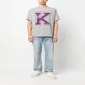 Kenzo Grey Logo Print T-shirt