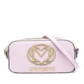 Love Moschino logo-plaque crossbody bag - Pink