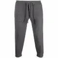 Vince solid-color knit track pants - Grey