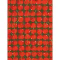 La DoubleJ Cherries Verde print tea towel - Red