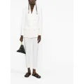 ISABEL MARANT double-breasted button-fastening jacket - White