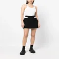 Dion Lee Y-front buckle mini skirt - Black