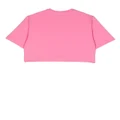 Dsquared2 Kids cropped logo-print T-shirt - Pink
