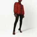 Dolce & Gabbana leopard-print silk shirt - Red