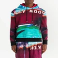 ETRO graphic-print pullover hoodie - Red
