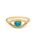 Nialaya Jewelry Skyfall Evil Eye ring - Gold
