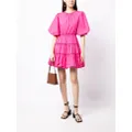 Jason Wu balloon-sleeved poplin dress - Pink