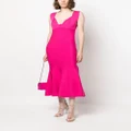 Roland Mouret fit-and-flare midi dress - Pink