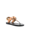 ISABEL MARANT Jewel Tong flat sandals - Brown