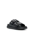 Alexander McQueen double-strap flat sandals - Black