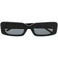 Linda Farrow x The Attico Jorja square-frame sunglasses - Black